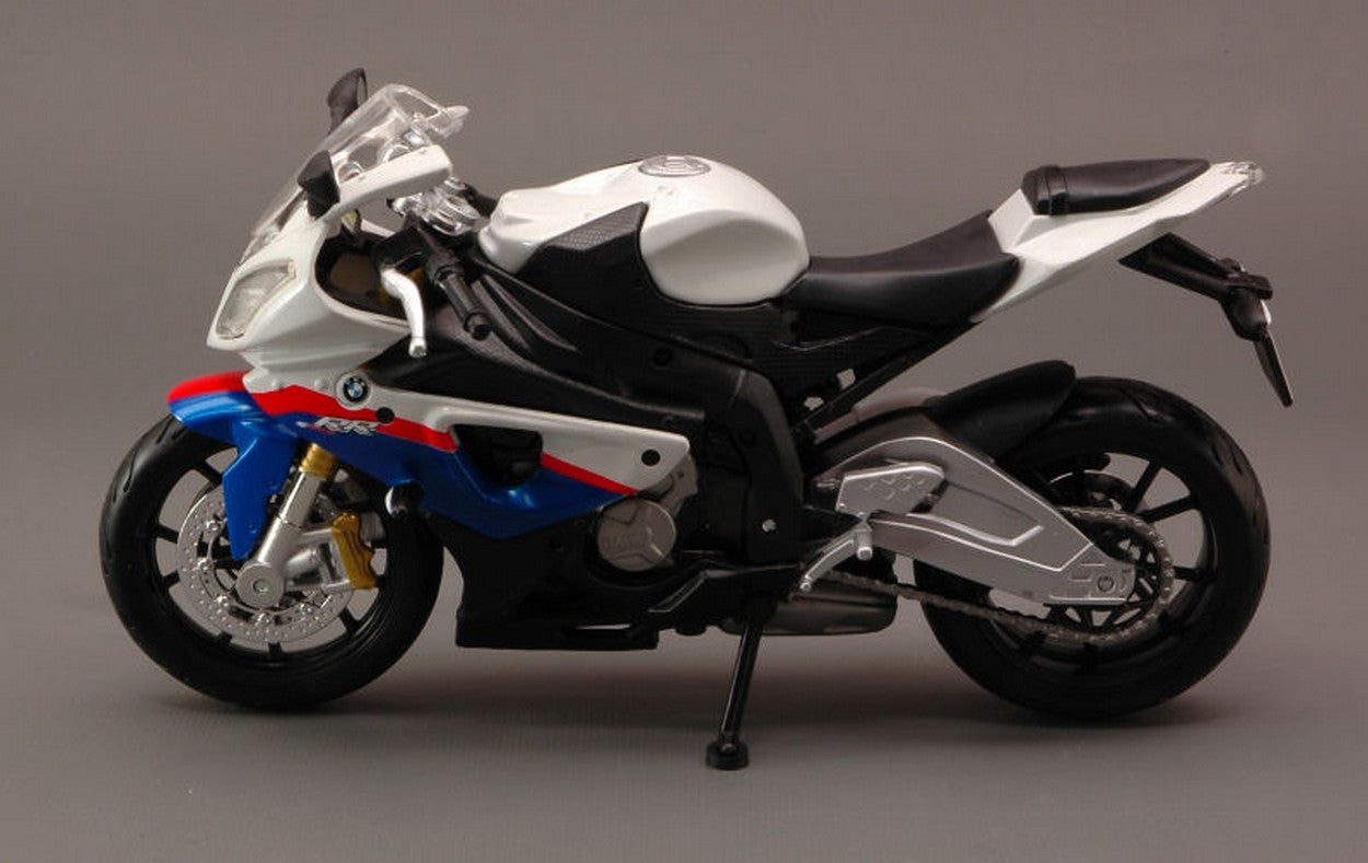 MODELLINO IN SCALA COMPATIBILE CON BMW S 1000 RR WHITE 1:12 MAISTO MI10042W