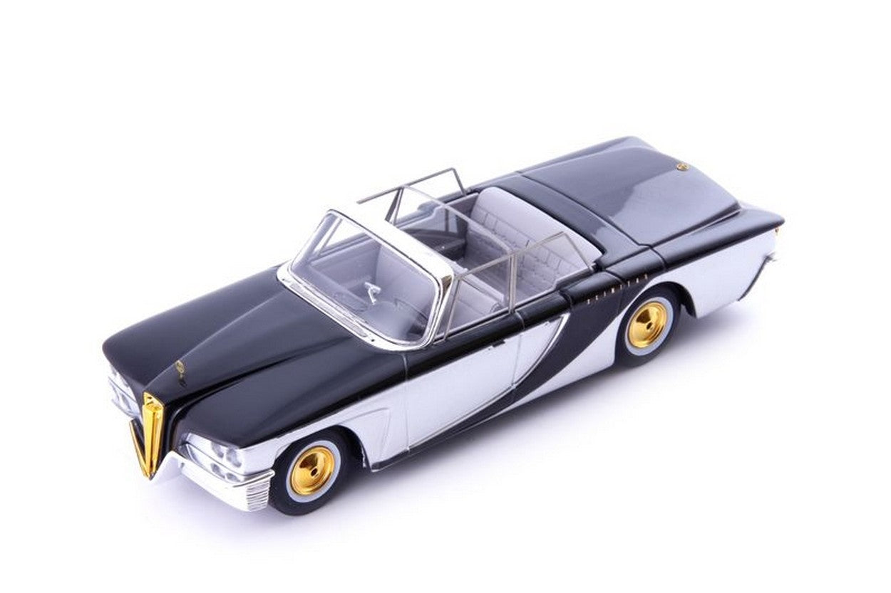 MODELE REDUIT COMPATIBLE AVEC BROOK STEVENS SCIMITAR TOWN CAR PHAETON 1959 ARGENT-NOIR 1:43 AVENUE43 AVN60060