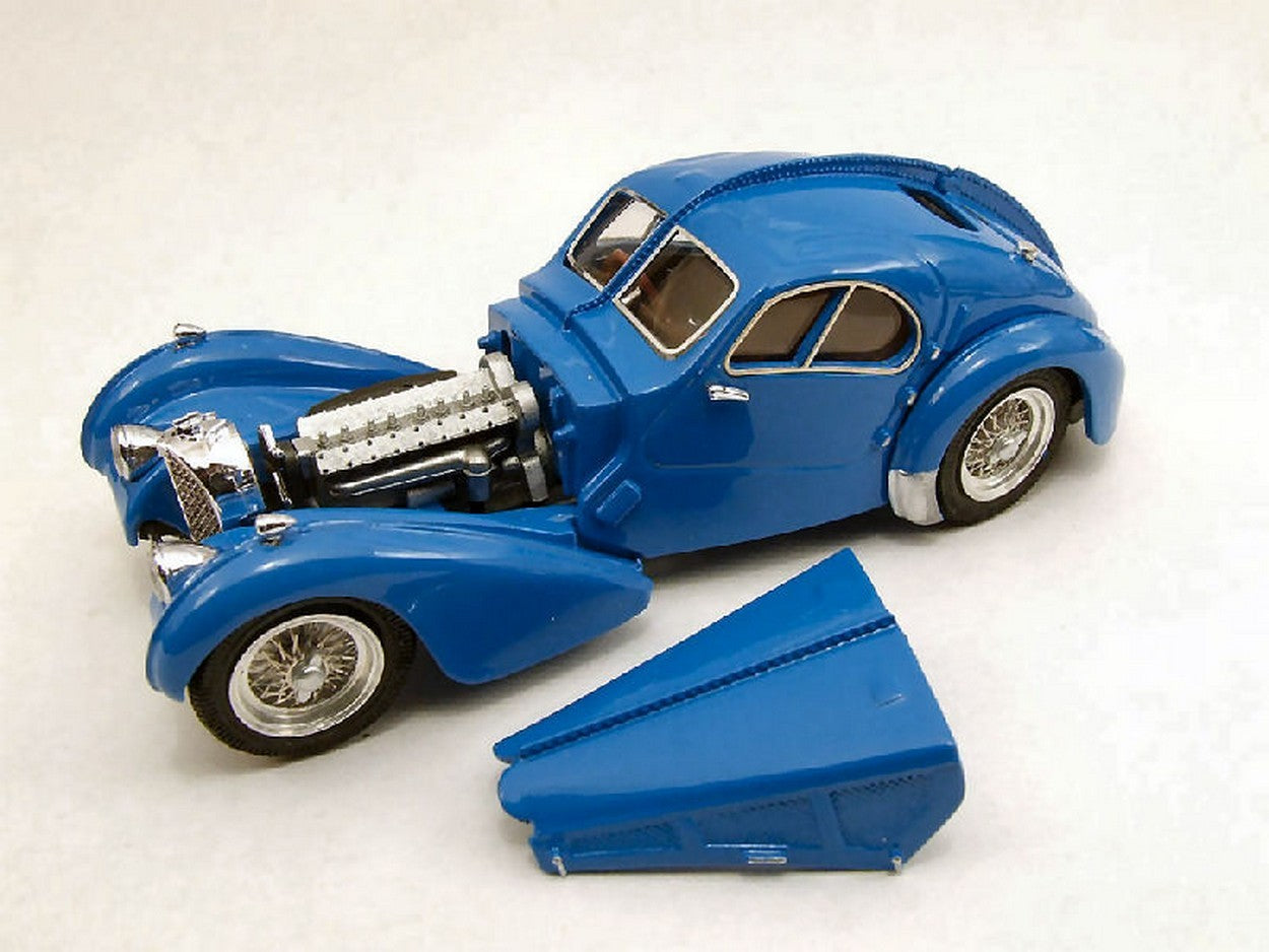 MODELLINO IN SCALA COMPATIBILE CON BUGATTI 57 SC ATLANTIC 1938 BLUE 1:43 RIO RI4249