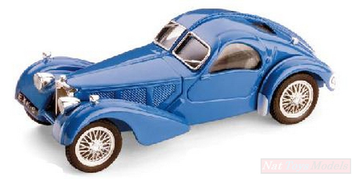 MODELE REDUIT COMPATIBLE AVEC BUGATTI ATLANTIC 1938 BLEU 1:43 BRUMM BM0087