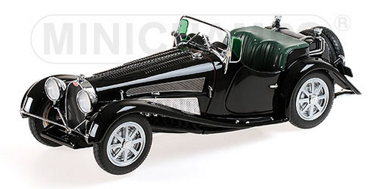 SCALE MODEL COMPATIBLE WITH BUGATTI TYPE 54 ROADSTER 1931 BLACK 1:18 MINICHAMPS PM107110160