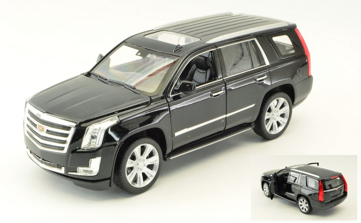 MODELLINO IN SCALA COMPATIBILE CON CADILLAC ESCALADE BLACK 1:24-27 WELLY WE24084BK