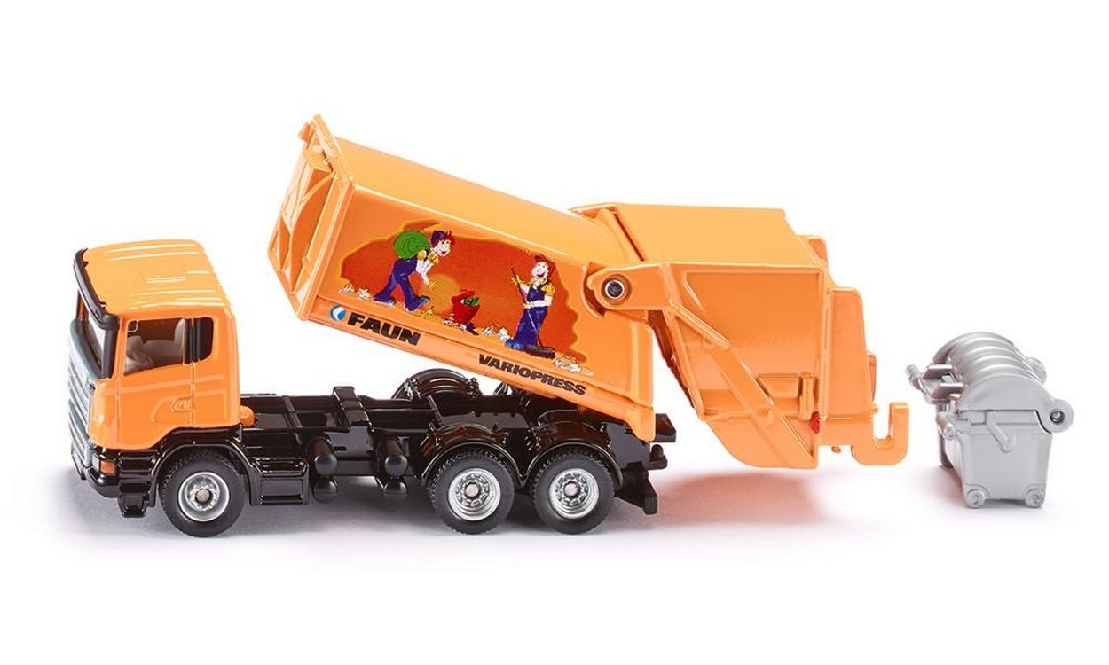 MODÈLE RÉDUIT COMPATIBLE AVEC CAMION DE COLLECTE DE DÉCHETS ÉCOLOGIQUES 1:87 SIKU SK1890