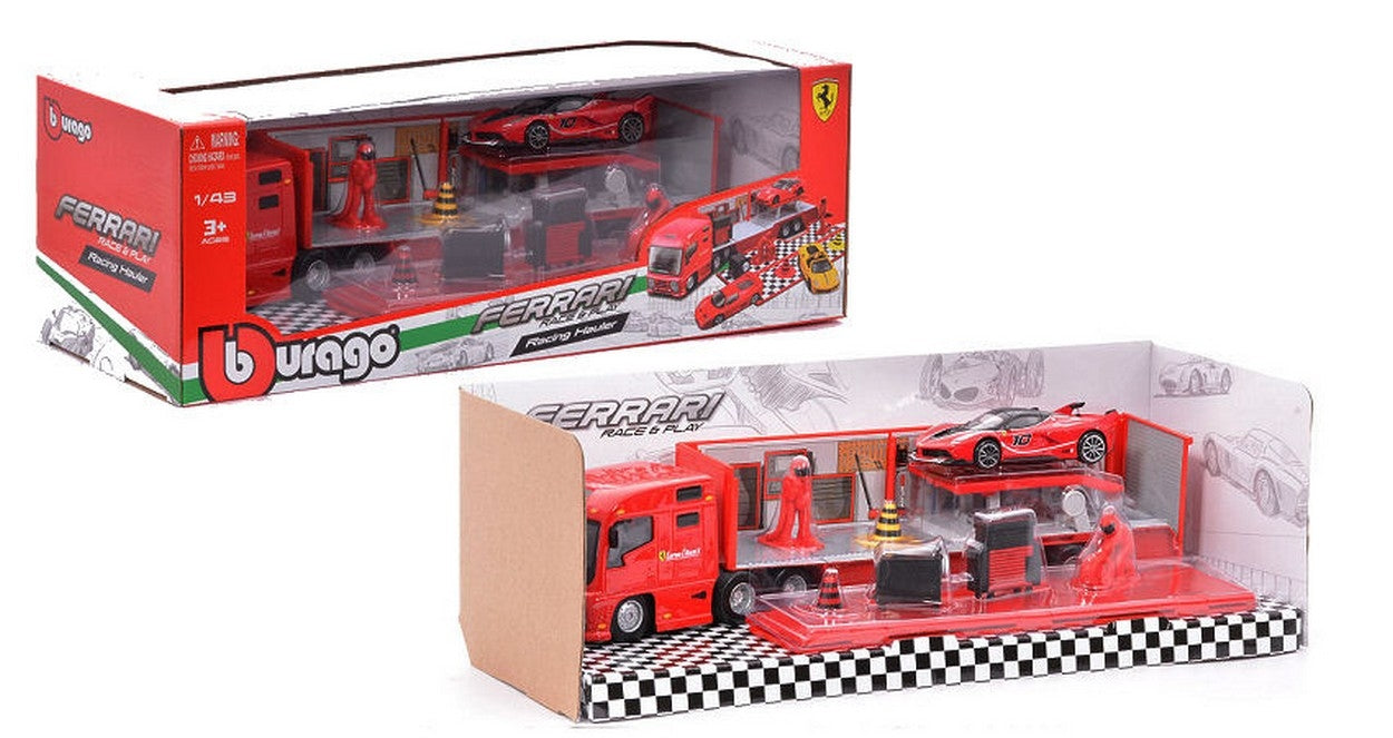 SCALE MODEL COMPATIBLE WITH FERRARI CORSE CUSTOMER TRUCKS C/FXX 1:43 BURAGO BU31202B