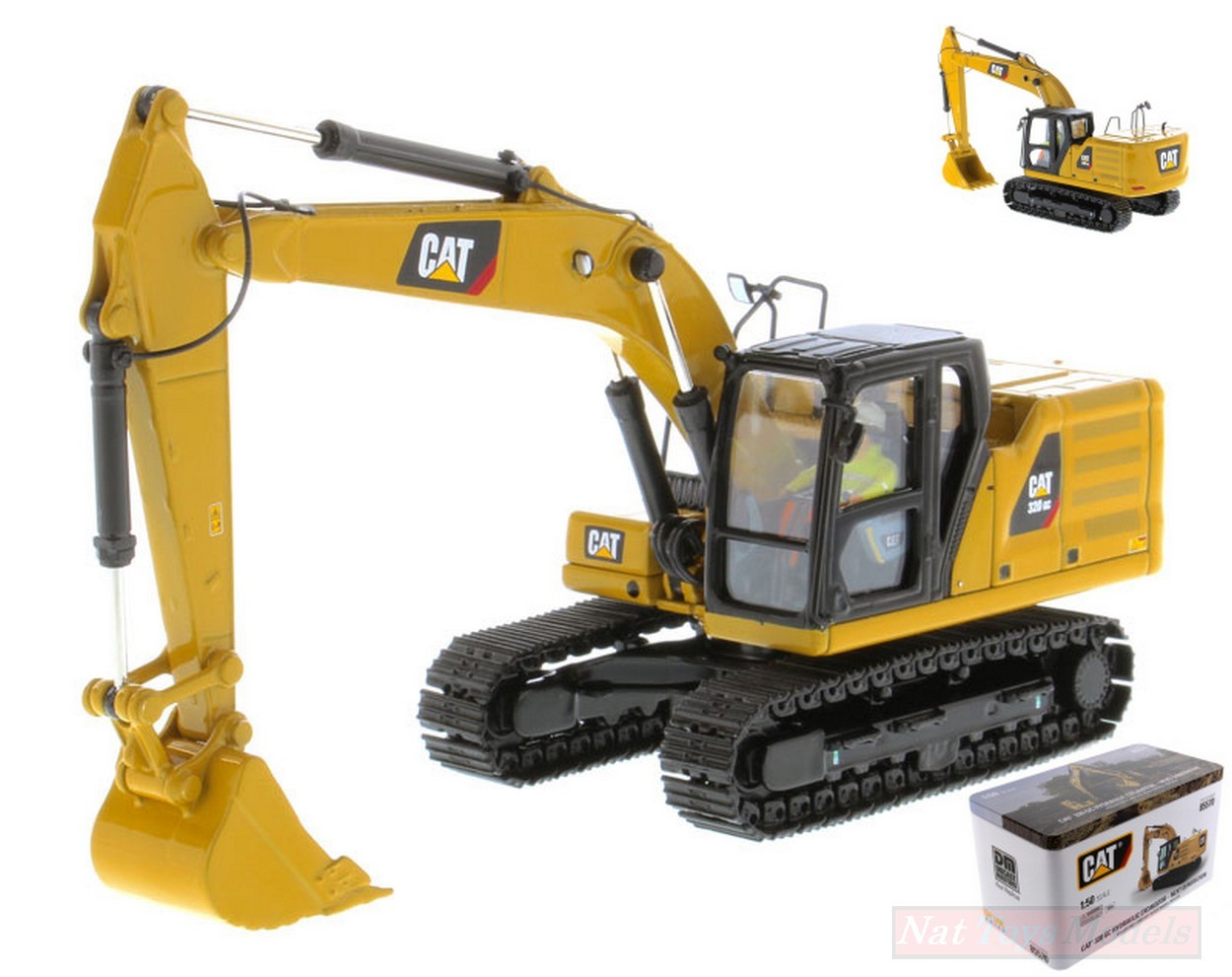 MODELLINO IN SCALA COMPATIBILE CON CAT 320 GC HYDRAULIC EXCAVATOR NEXT GENERAT.1:50 DIECAST MASTER DM85570