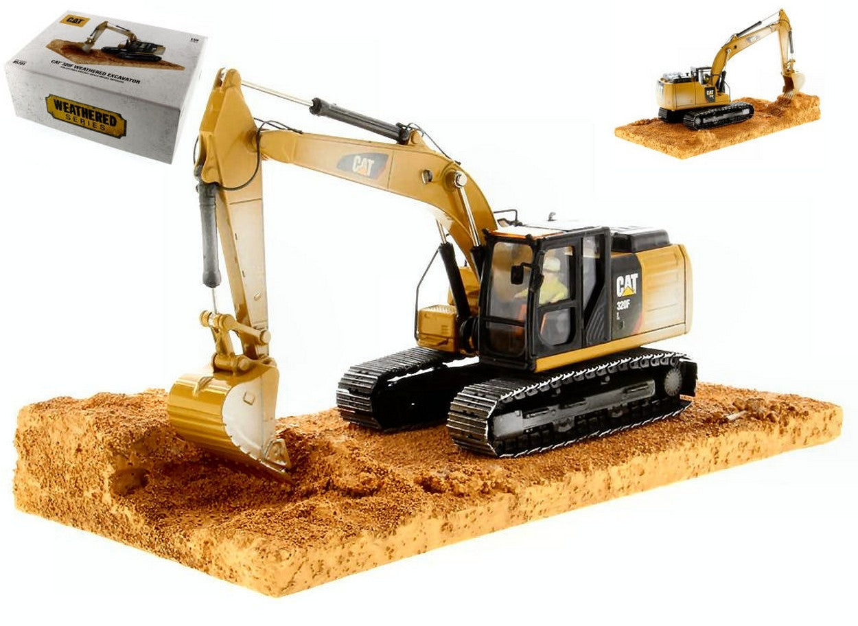 MODÈLE RÉDUIT COMPATIBLE AVEC LA PELLE WEALTHERED CAT 320F 1:50 DIECAST MASTER DM85701
