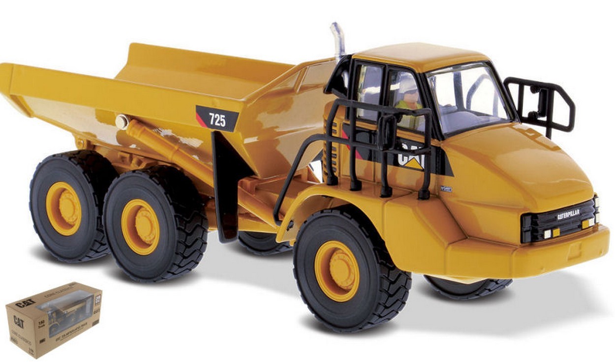 MODELLINO IN SCALA COMPATIBILE CON CAT 725D ARTICULATED TRUCK 1:50 DIECAST MASTER DM85073