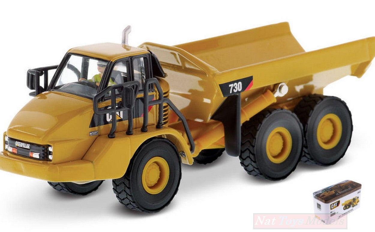 SCALE MODEL COMPATIBLE WITH CAT 730 ARTICULATED TRUCK 1:87 DIECAST MASTER DM85130