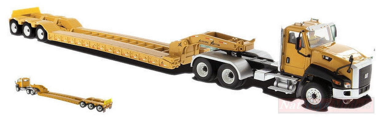 SCALE MODEL COMPATIBLE WITH CAT CT660 DAY CAB TRACTOR 1:50 DIECAST MASTER DM85503C