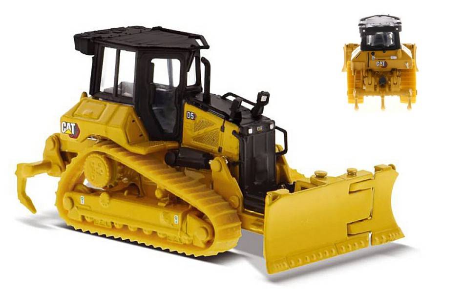 MODELLINO IN SCALA COMPATIBILE CON CAT D5 LGP TRACK TYPE TRACTOR 1:87 DIECAST MASTER DM85953