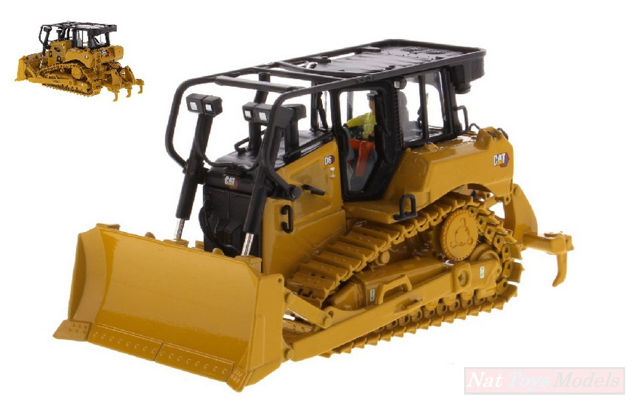 MODELLINO IN SCALA COMPATIBILE CON CAT D6 XW SU TRACK-TYPE TRACTOR 1:50 DIECAST MASTER DM85553