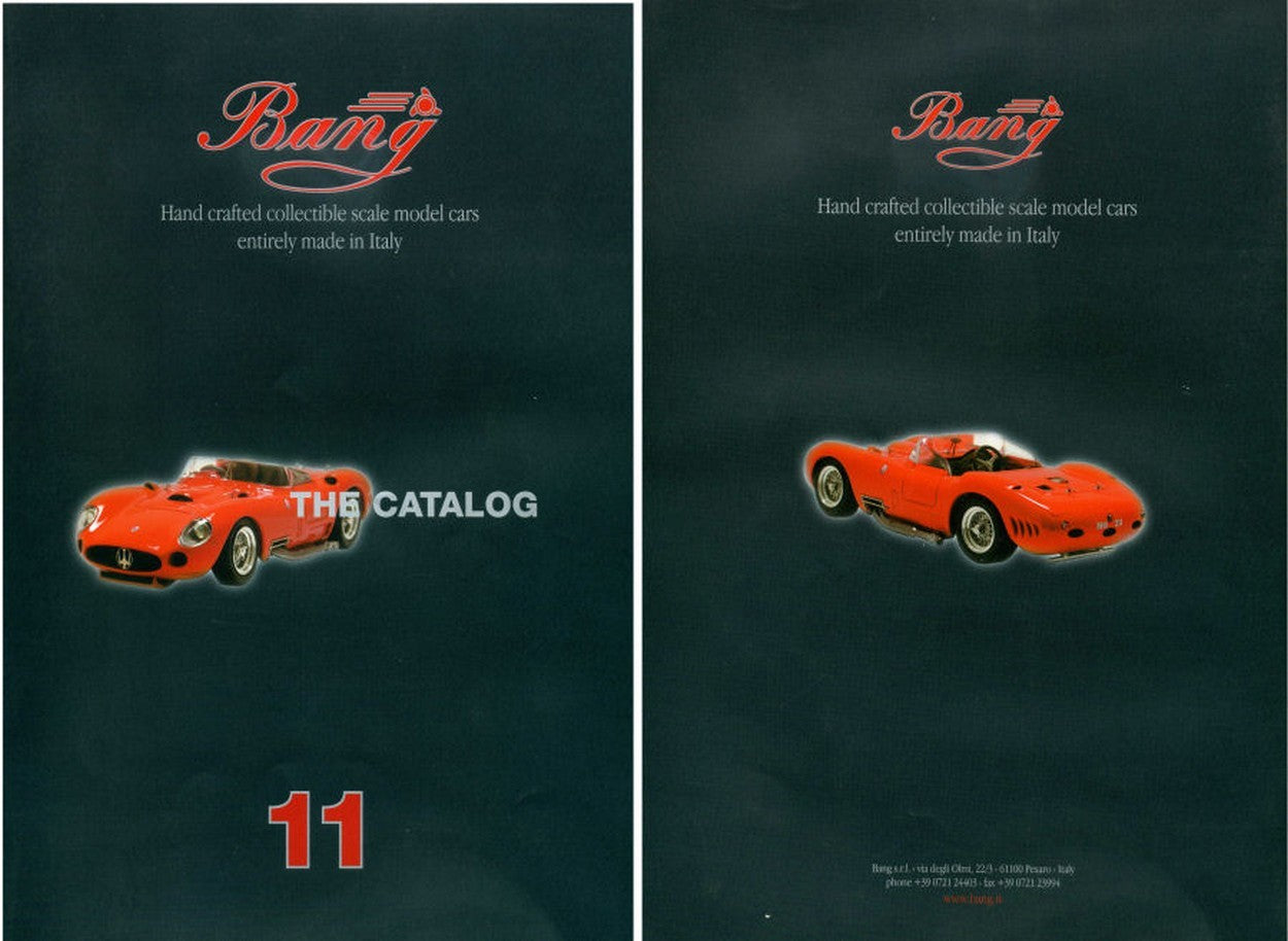 LIBRO MODELLINI CATALOGO BANG 2001 ED.11 PAG.74 BANG BGCAT2001
