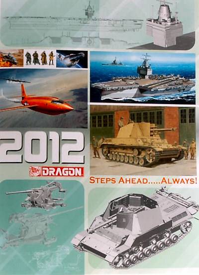 MODEL BOOK CATALOG DRAGON 2012 DRAGON DCAT2012 DIE CAST