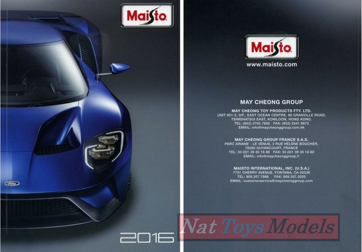 LIBRO MODELLINI CATALOGO MAISTO 2016 PAG.112 MAISTO MICAT2016