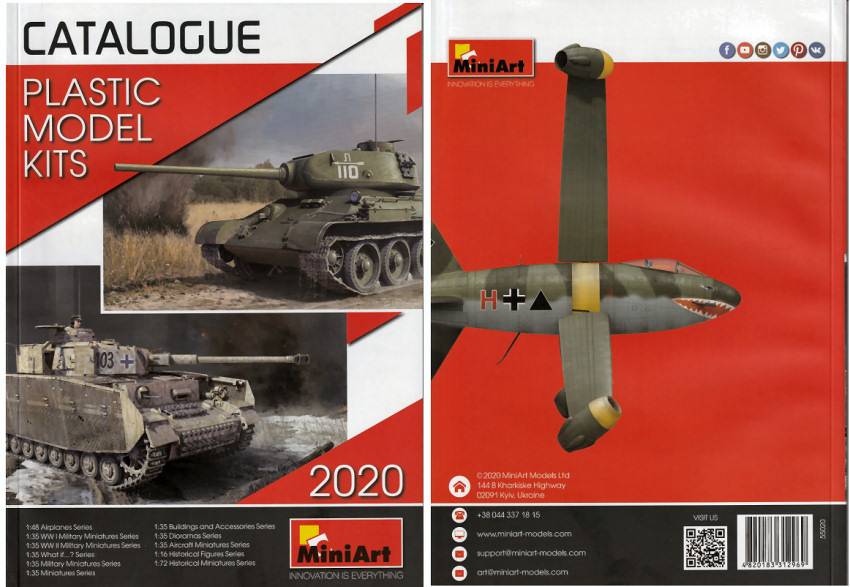 MODEL BOOK MINIART CATALOG 2019 PAGE 83 MINIART MINCAT2020