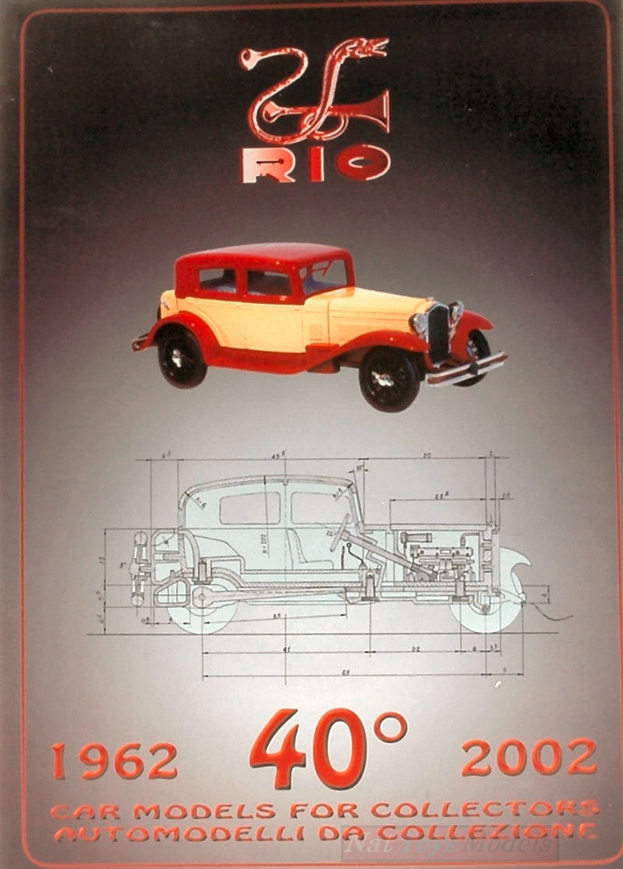 LIBRO MODELLINI CATALOGO RIO (OLD RIO) 40mo ANNIVERSARIO 1962-2002 PAG.31 RIO RICAT2002