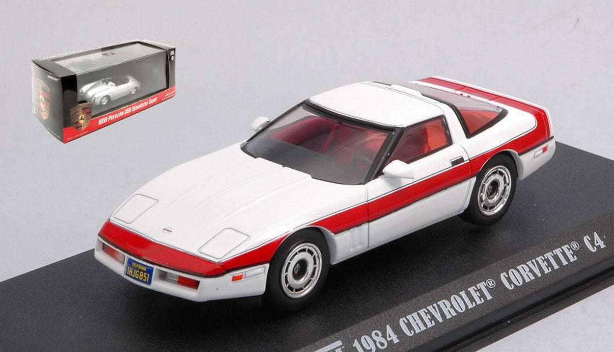 MODELLINO IN SCALA COMPATIBILE CON CHEVROLET CORVETTE C4 THE A-TEAM (1983-87 TV SERIES) 1:43 GREENLIGHT GREEN86517