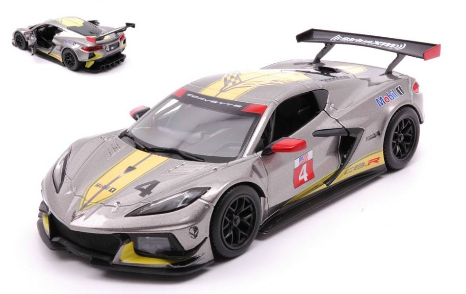 SCALE MODEL COMPATIBLE WITH CHEVROLET CORVETTE C8.R N.4 2020 1:24 BURAGO BU28024