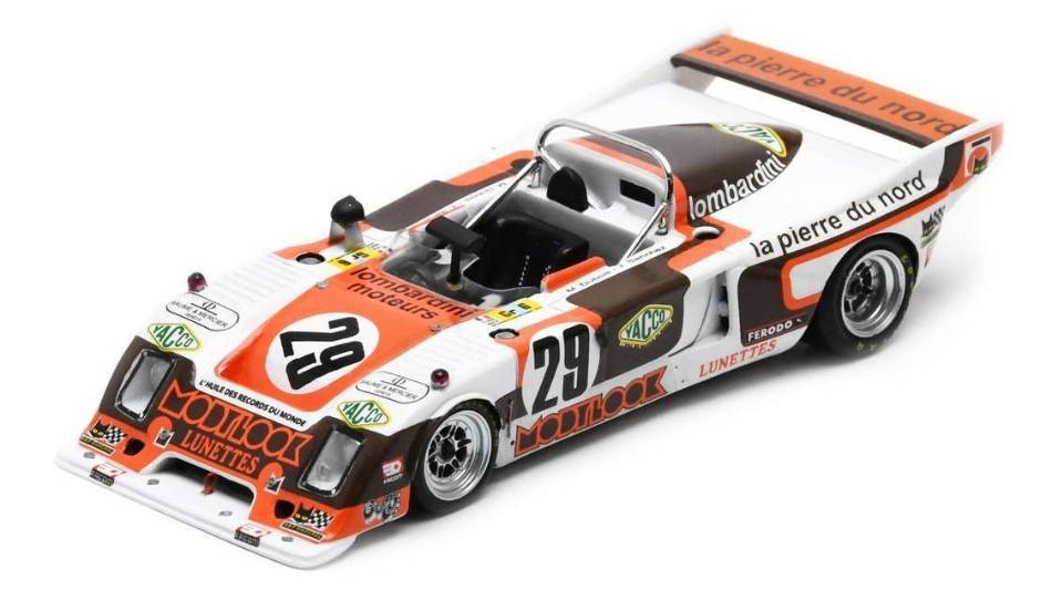 SCALE MODEL COMPATIBLE WITH CHEVRON B36 N.29 LM 1978 D.GACHE-M.DUBOIS-J.SANCHEZ 1:43 SPARK MODEL S9414