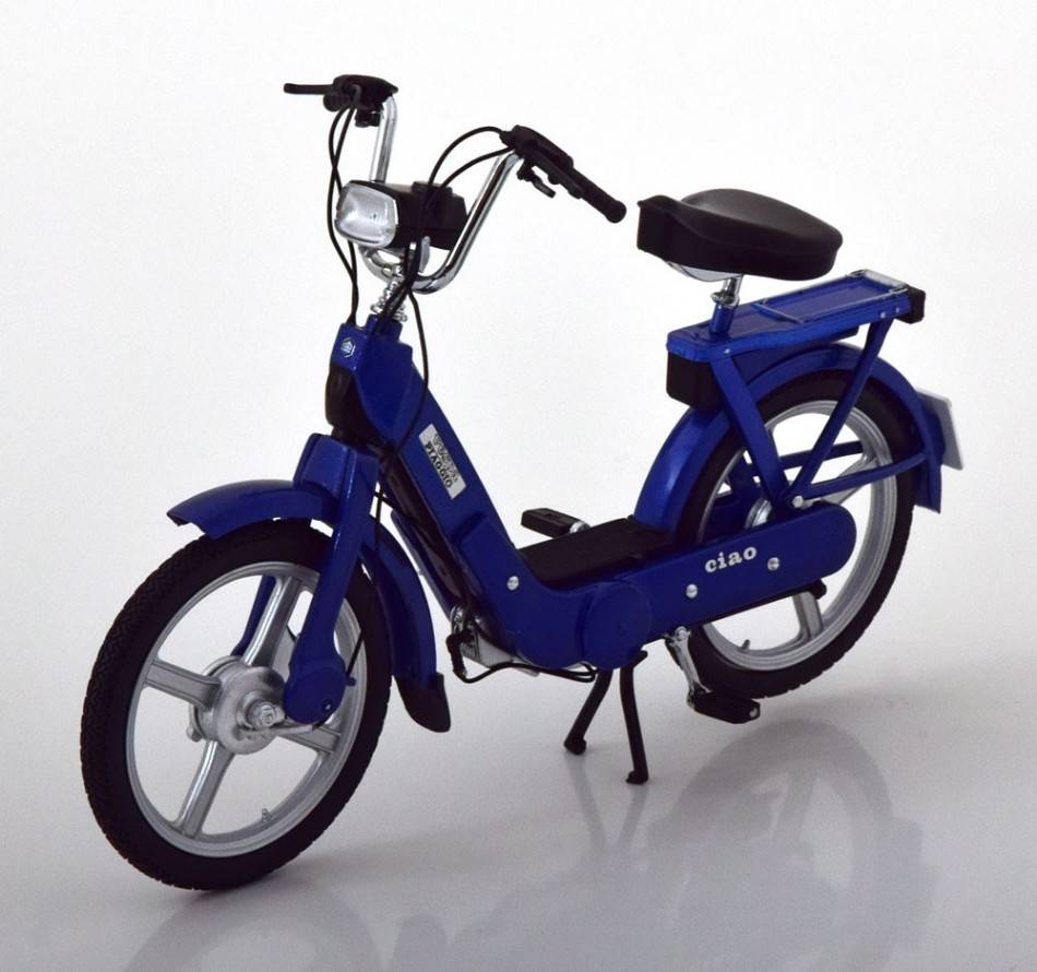 MODÈLE RÉDUIT COMPATIBLE AVEC CIAO PIAGGIO MET.BLUE 1:10 KK ÉCHELLE 50CC10032