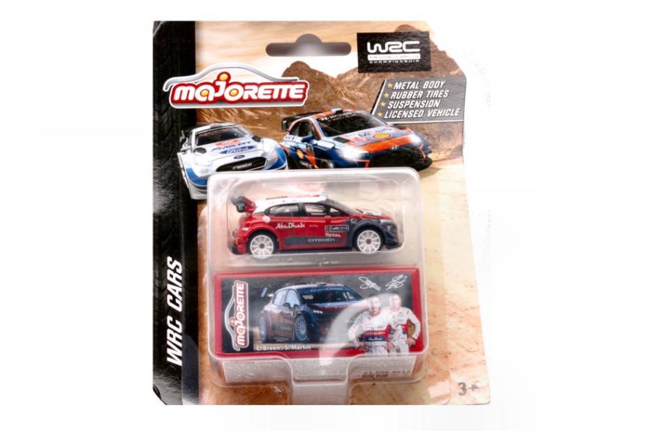 SCALE MODEL COMPATIBLE WITH CITROEN C3 WRC N.11 2018 BREEN/MARTIN 1:64 BLISTER MAJORETTE MJ212084012C