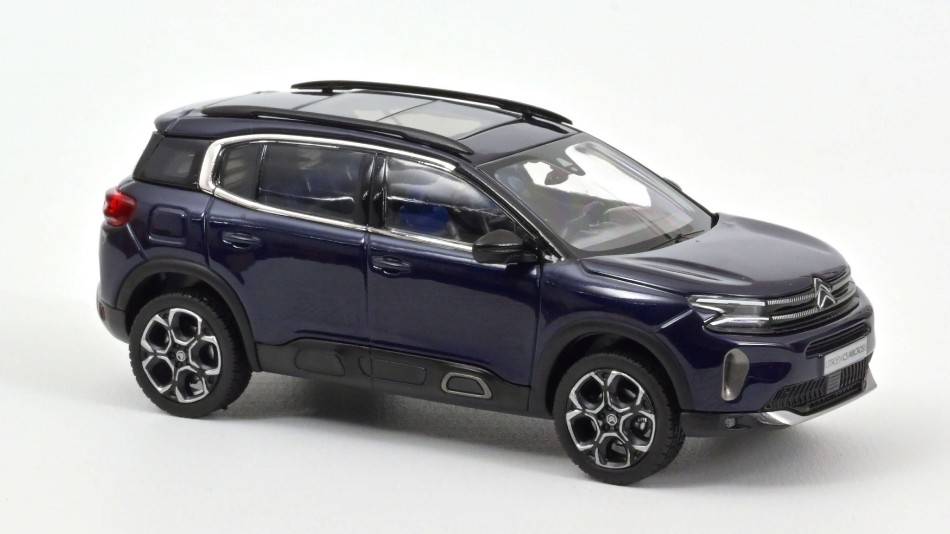 MODELLINO IN SCALA COMPATIBILE CON CITROEN C5 AIRCROSS 2022 ECLIPSE BLUE 1:43 NOREV NV155563