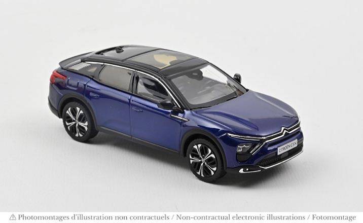 MODELLINO IN SCALA COMPATIBILE CON CITROEN C5X 2021 MAGNETIQUE BLUE 1:43 NOREV NV155572
