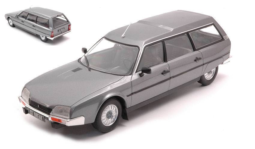 SCALE MODEL COMPATIBLE WITH CITROEN CX BREAK METALLIC GRAY 1:24 WHITEBOX WB124067