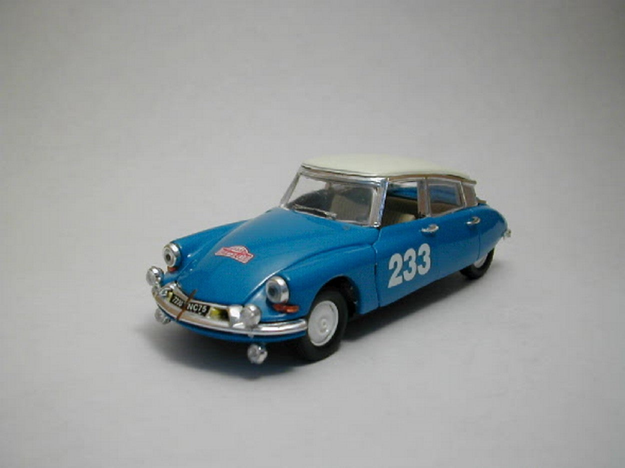 SCALE MODEL COMPATIBLE WITH CITROEN DS 19 N.233 2nd RALLY MONTE CARLO 1963 TOIVONEN-JARVI 1:43 RIO RI4153