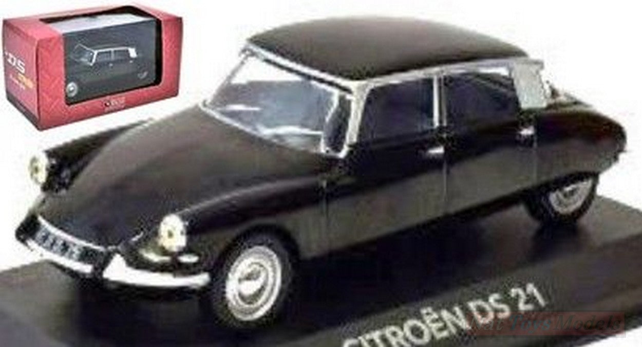 SCALE MODEL COMPATIBLE WITH CITROEN DS 21 BLACK 1:43 PUBLISHING 2147205