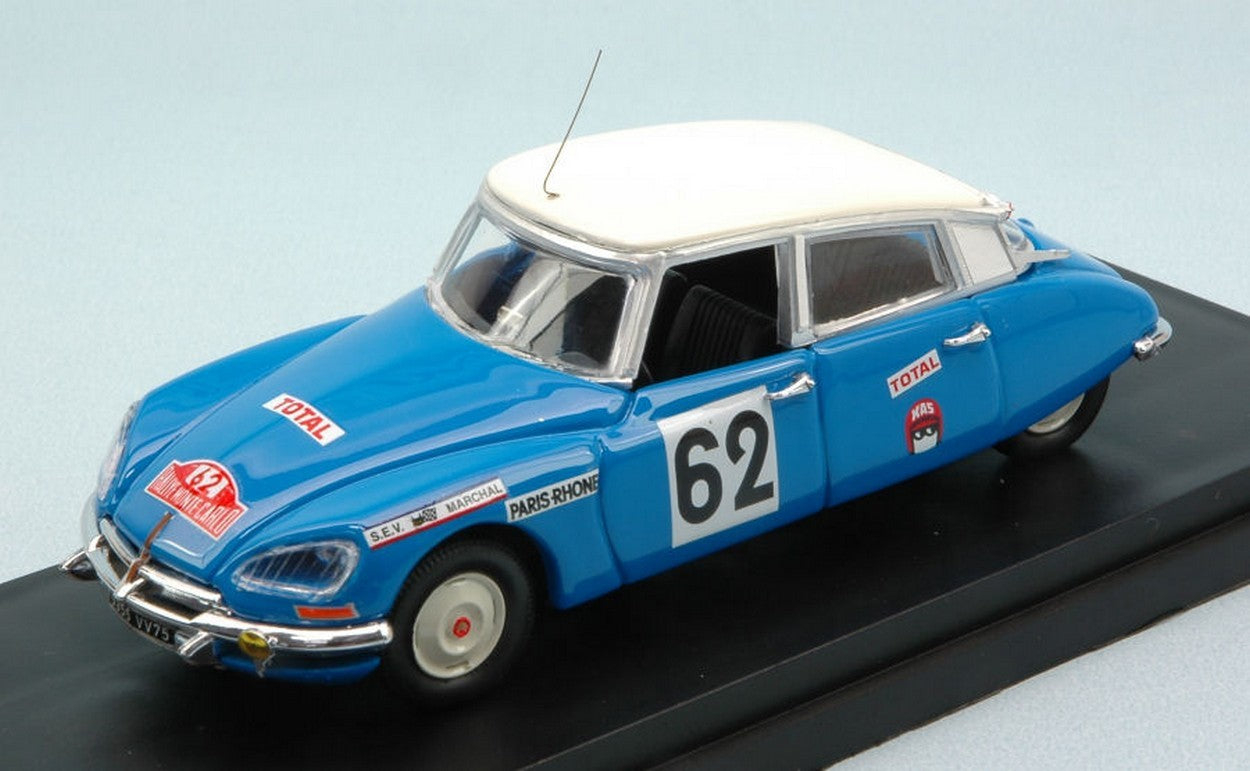 MODELLINO IN SCALA COMPATIBILE CON CITROEN DS 21 N.62 ACCIDENT MONTE CARLO 1970 SALOMON-SAINTIGNY 1:43 RIO RI4501