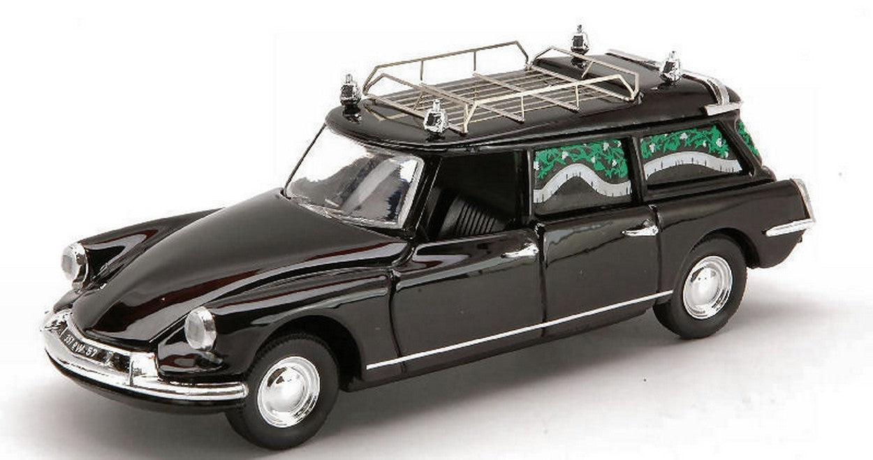 SCALE MODEL COMPATIBLE WITH CITROEN ID 19 1963 FUNERAL CAR 1:43 RIO RI4223