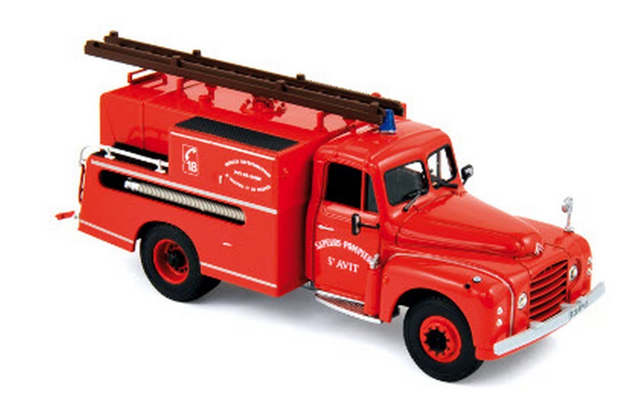 MODELE REDUIT COMPATIBLE AVEC CITROEN T46 1962 POMPIERS POMPE GUINARD 1:43 NOREV NV159988