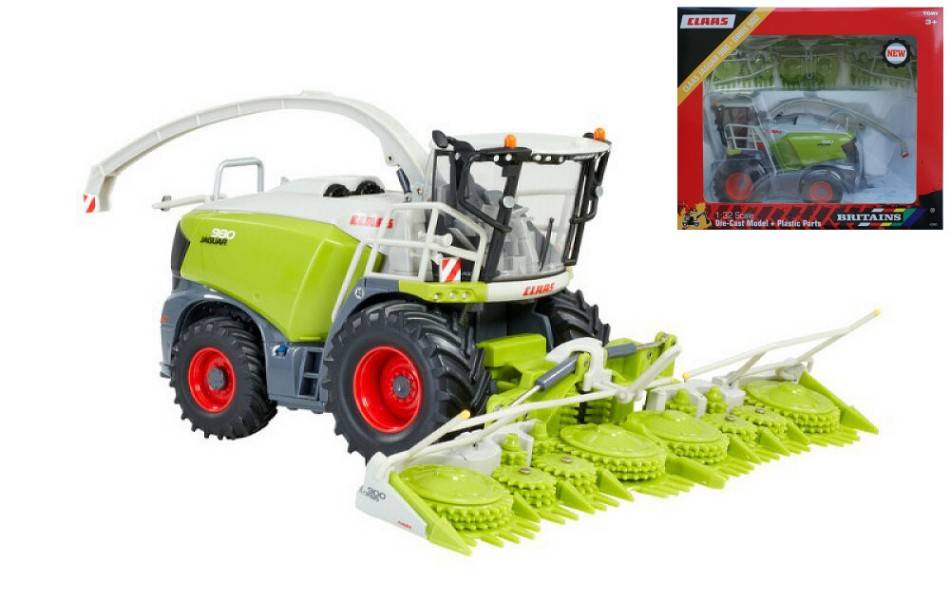 MODELLINO IN SCALA COMPATIBILE CON CLAAS JAGUAR 900 1:32 BRITAINS LC43285 MODEL