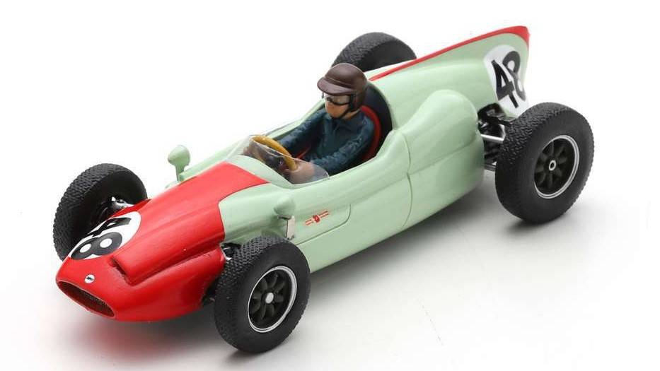SCALE MODEL COMPATIBLE WITH COOPER T51 BRUCE HALFORD 1960 N.48 FRENCH GP 1:43 SPARK MODEL S8053