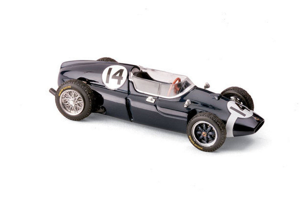 MODELLINO IN SCALA COMPATIBILE CON COOPER T51 STIRLING MOSS 1959 N.14 WINNER ITALY GP 1:43 BRUMM BM0279