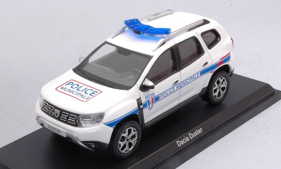 SCALE MODEL COMPATIBLE WITH DACIA DUSTER 2019 MUNICIPAL POLICE 1:43 NOREV NV509045