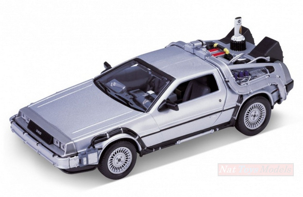MODÈLE RÉDUIT COMPATIBLE AVEC DE LOREAN RETOUR VERS LE FUTUR 2 1:24 WELLY WE22441""