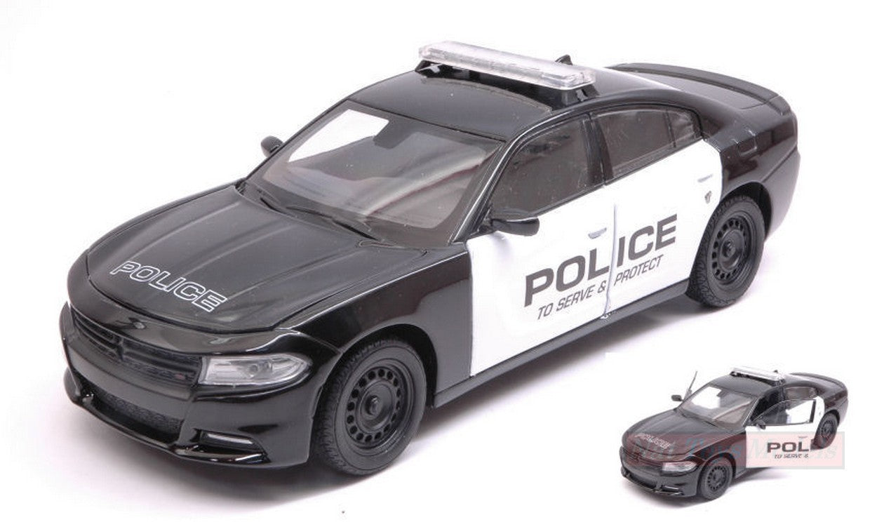 SCALE MODEL COMPATIBLE WITH DODGE CHARGER PURSUIT 2016 POLICE 1:24-27 WELLY WE24079POL