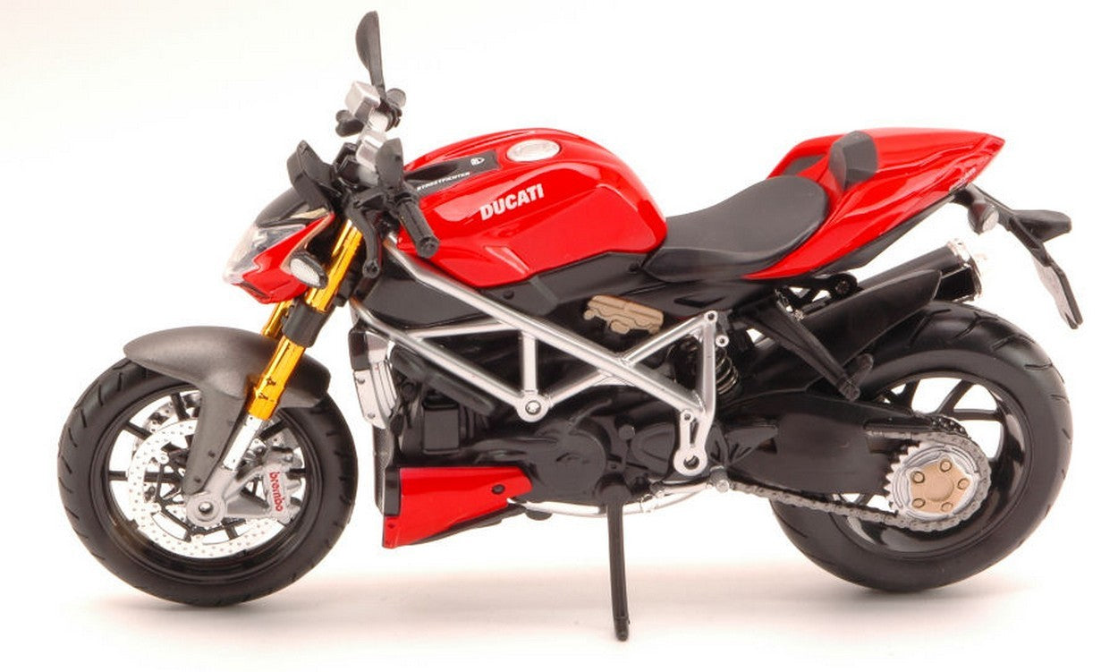 MODELE REDUIT COMPATIBLE AVEC DUCATI MOD.STREETFIGHTER S ROUGE 1:12 MAISTO MI11024R