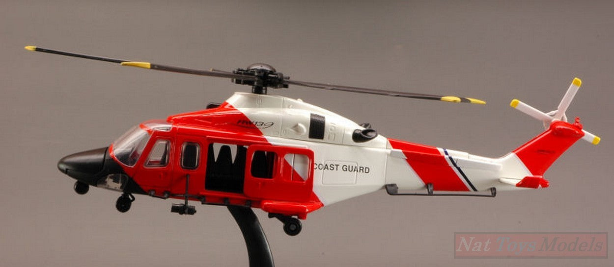 SCALE MODEL COMPATIBLE WITH AGUSTA COAST GUARD HELICOPTER 1:48 NEW RAY NY25613
