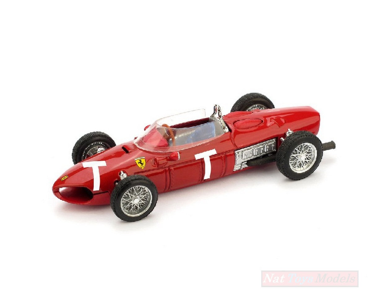 MODELLINO IN SCALA COMPATIBILE CON FERRARI 156 1961 T-CAR MULETTO 1:43 BRUMM BM0123T