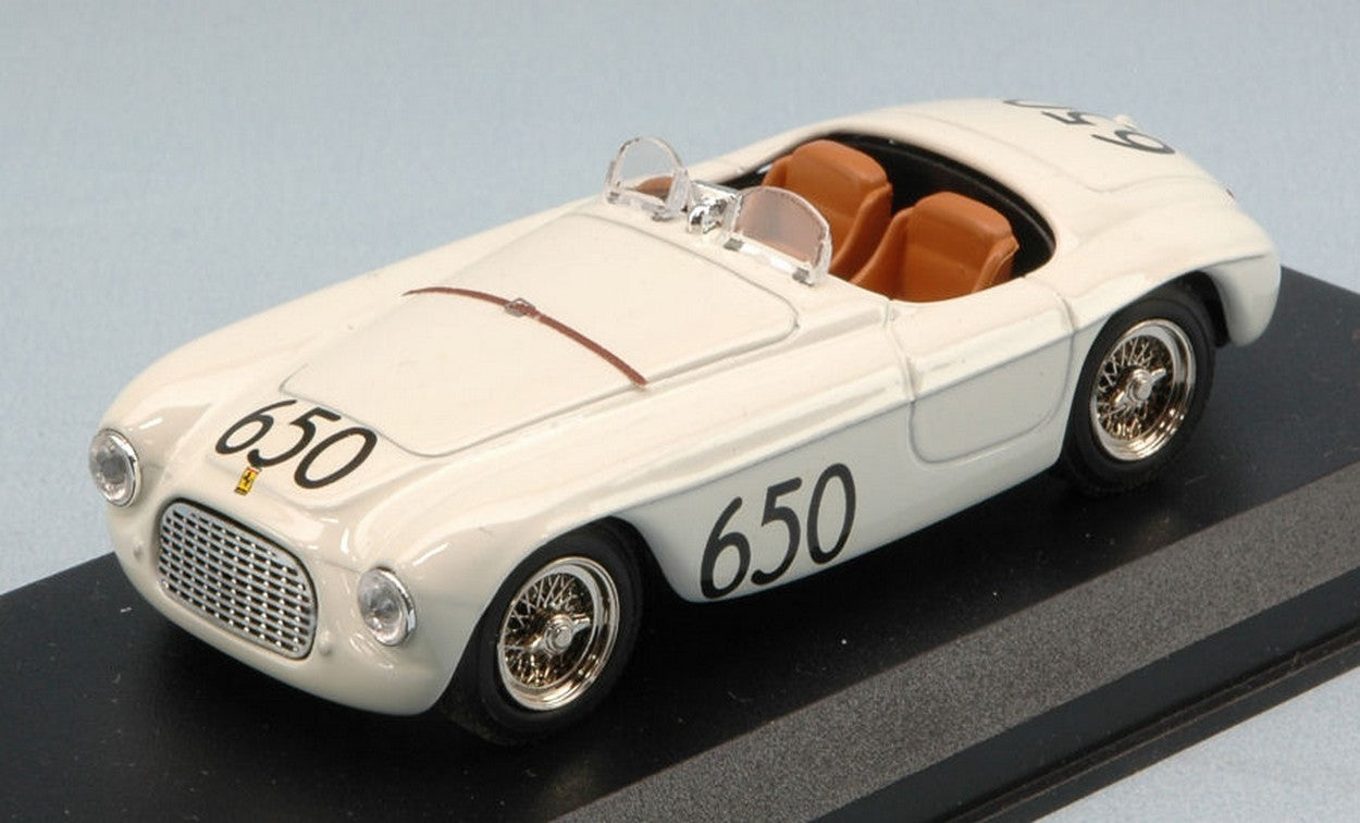 SCALE MODEL COMPATIBLE WITH FERRARI 166 MM SPYDER N.650 ACCIDENT MM 1950 MARZOTTO-CRISTALDI 1:43 ART MODEL AM0017