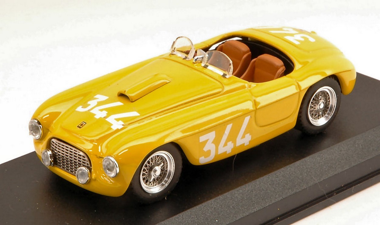 SCALE MODEL COMPATIBLE WITH FERRARI 166 N.344 94th MM 1951 APRILE PALMER-Z.FERRAVAZZI 1:43 ART MODEL AM0117
