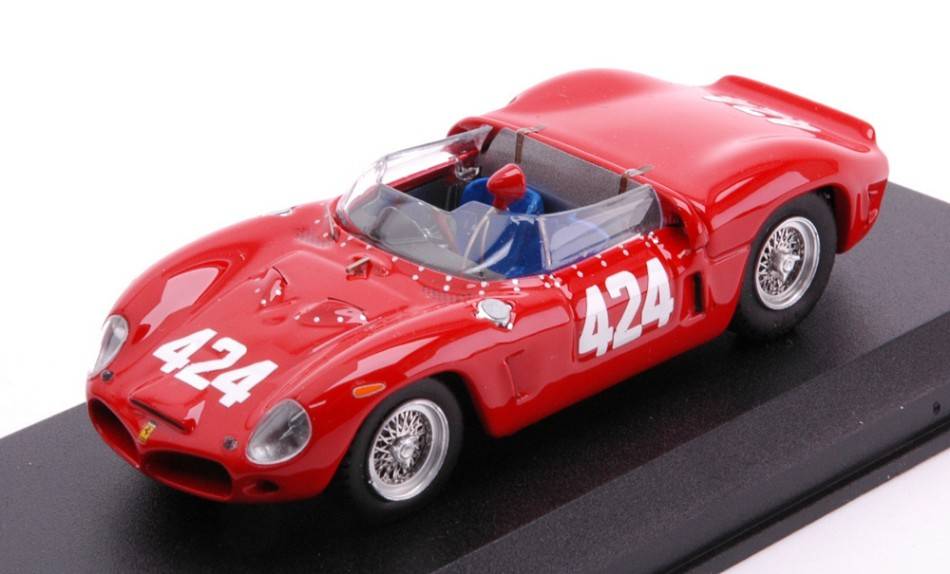 SCALE MODEL COMPATIBLE WITH FERRARI 196 SP N.424 WINNER TRENTO-BONDONE 1962 LODOVICO SCARFIOTTI 1:43 ART MODEL AM0450