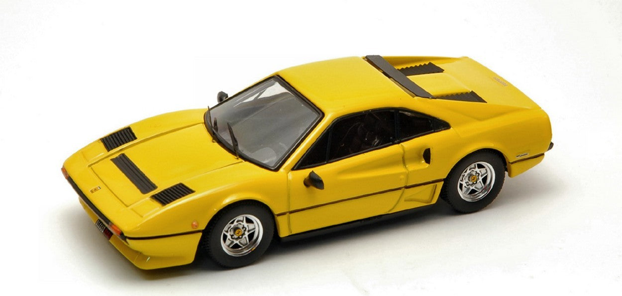 SCALE MODEL COMPATIBLE WITH FERRARI 208 GTB TURBO 1982 YELLOW 1:43 BEST MODEL BT9332