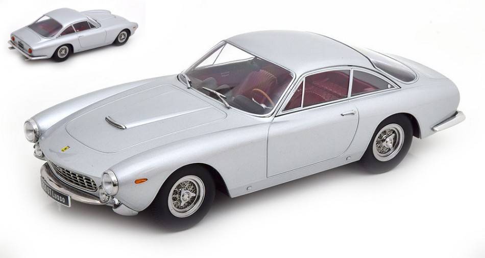 MODELLINO IN SCALA COMPATIBILE CON FERRARI 250 GT LUSSO 1962 SILVER 1:18 KK SCALE KKDC181022
