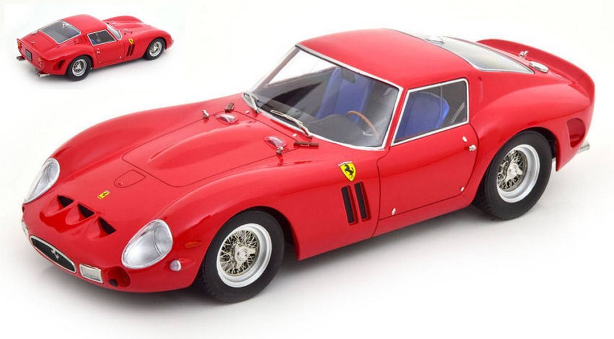 SCALE MODEL COMPATIBLE WITH FERRARI 250 GTO 1962 RED 1:18 KK SCALE KKDC180731