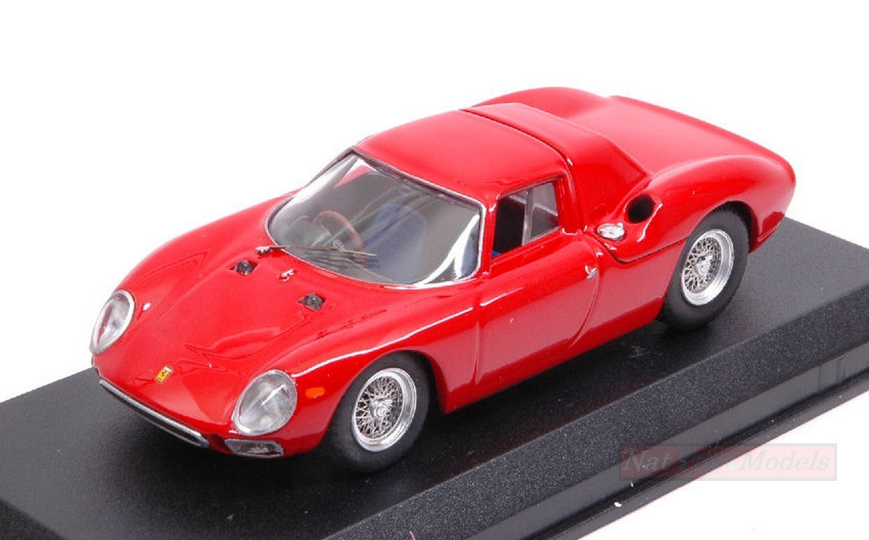 SCALE MODEL COMPATIBLE WITH FERRARI 250 LM 1964 RED 1:43 BEST MODEL BT9008-2