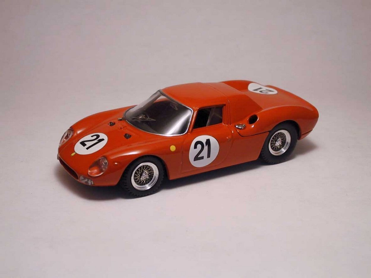 SCALE MODEL COMPATIBLE WITH FERRARI 250 LM N.21 WINNER LM 1965 M.GREGORY-J.RINDT 1:43 BEST BT9173